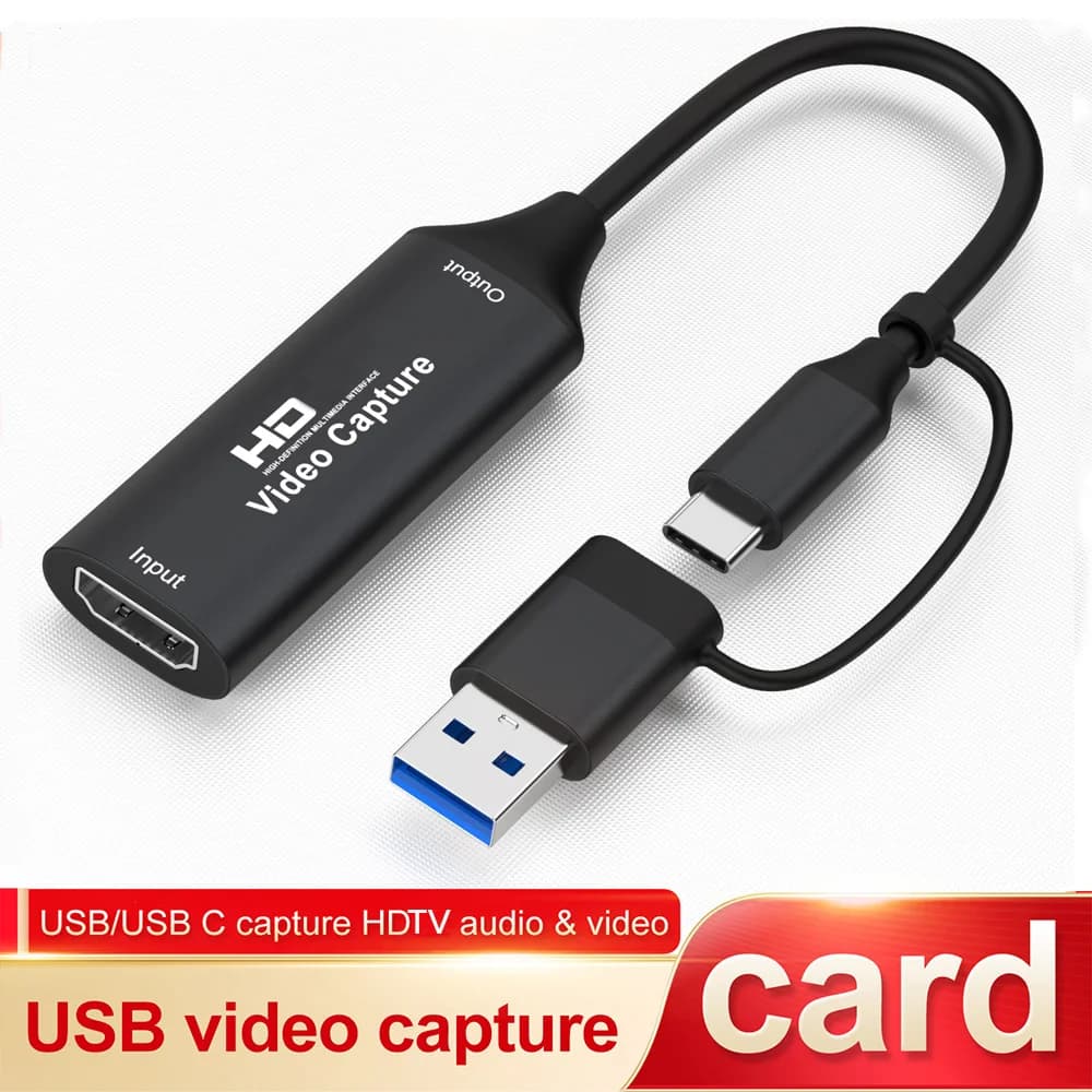 Scheda di acquisizione video USB compatibile HDMI 4K 1080P HD Video Grabber Registrazione scatola di streaming live per PS4 XBOX Gioco telefonico Fotocamera DVD