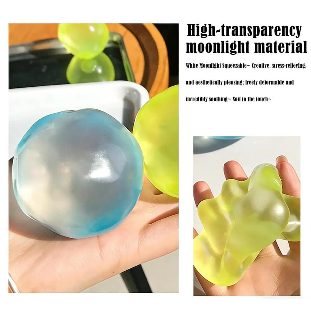 1 pz. Sfera di cristallo modellabile morbida antistress sensoriale per ansia e autismo, regalo per bambini e adulti