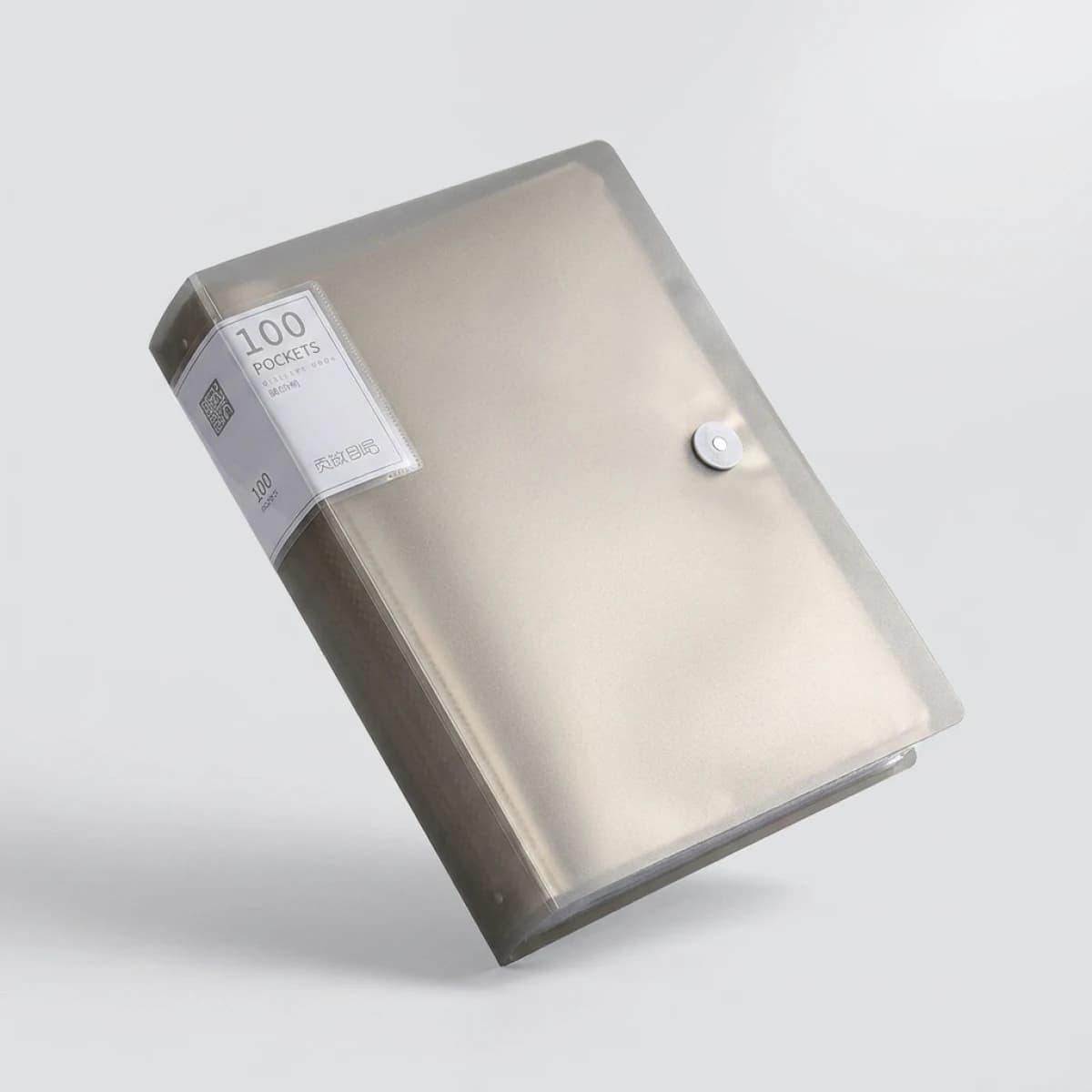Elegante cartella portadocumenti, custodia espandibile A4 resistente, visibilità chiara e chiusura sicura con bottone, perfetta per presentazioni e organizzazione quotidiana