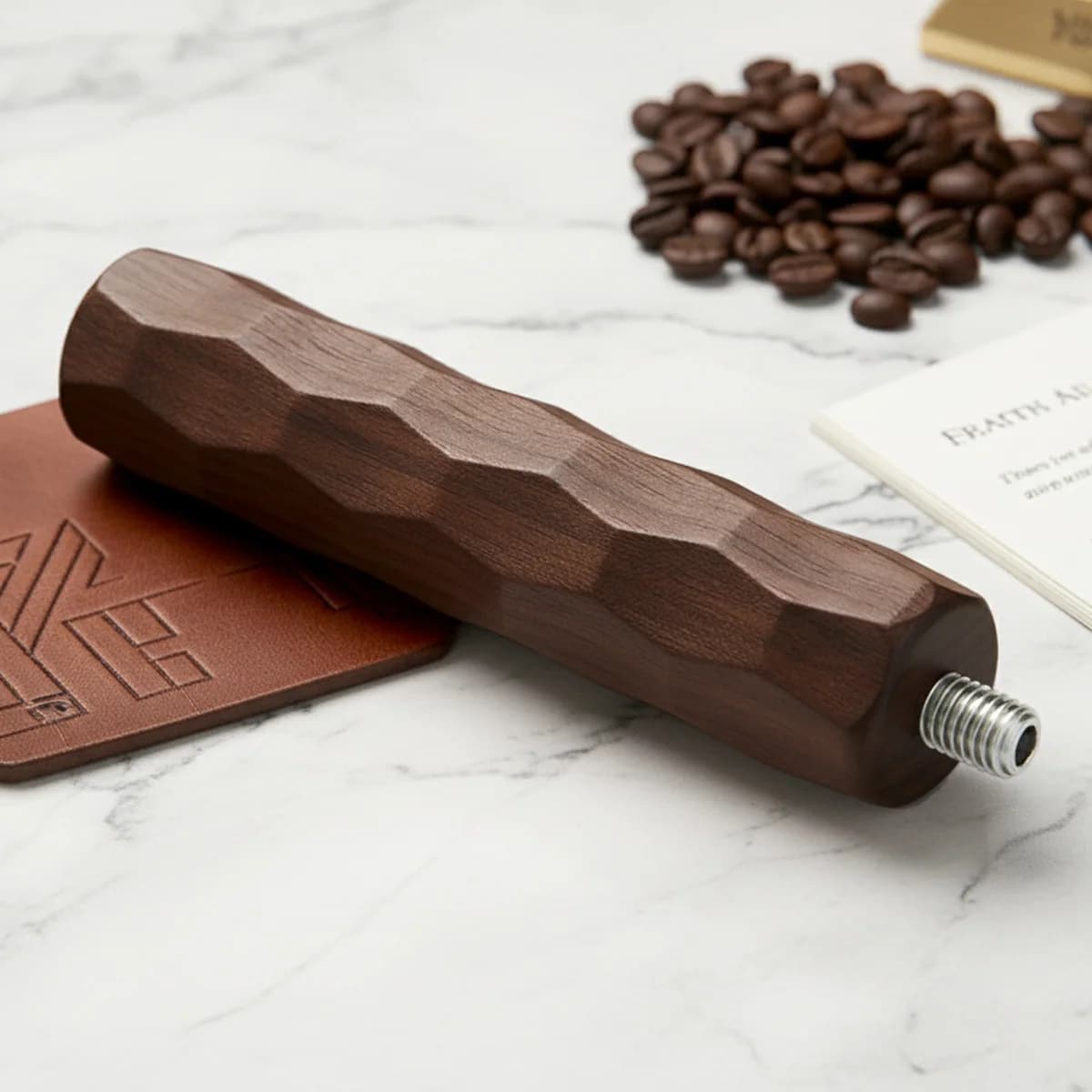 Portafiltro per Caffè Compatibile con Portafiltro Senza Fondo, Ricambio Maniglia Portafiltro, Compatibile con Fondo Filettato M10 e Portafiltro Senza Fondo