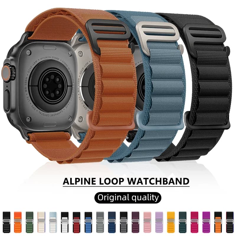 apple whatch strap 44mm Alpine strap Apple Watch Ultra 2 3 strap 45mm 49mm 46mm 44mm 41mm 40mm Iwatch series 11 9 8 7 SE 10