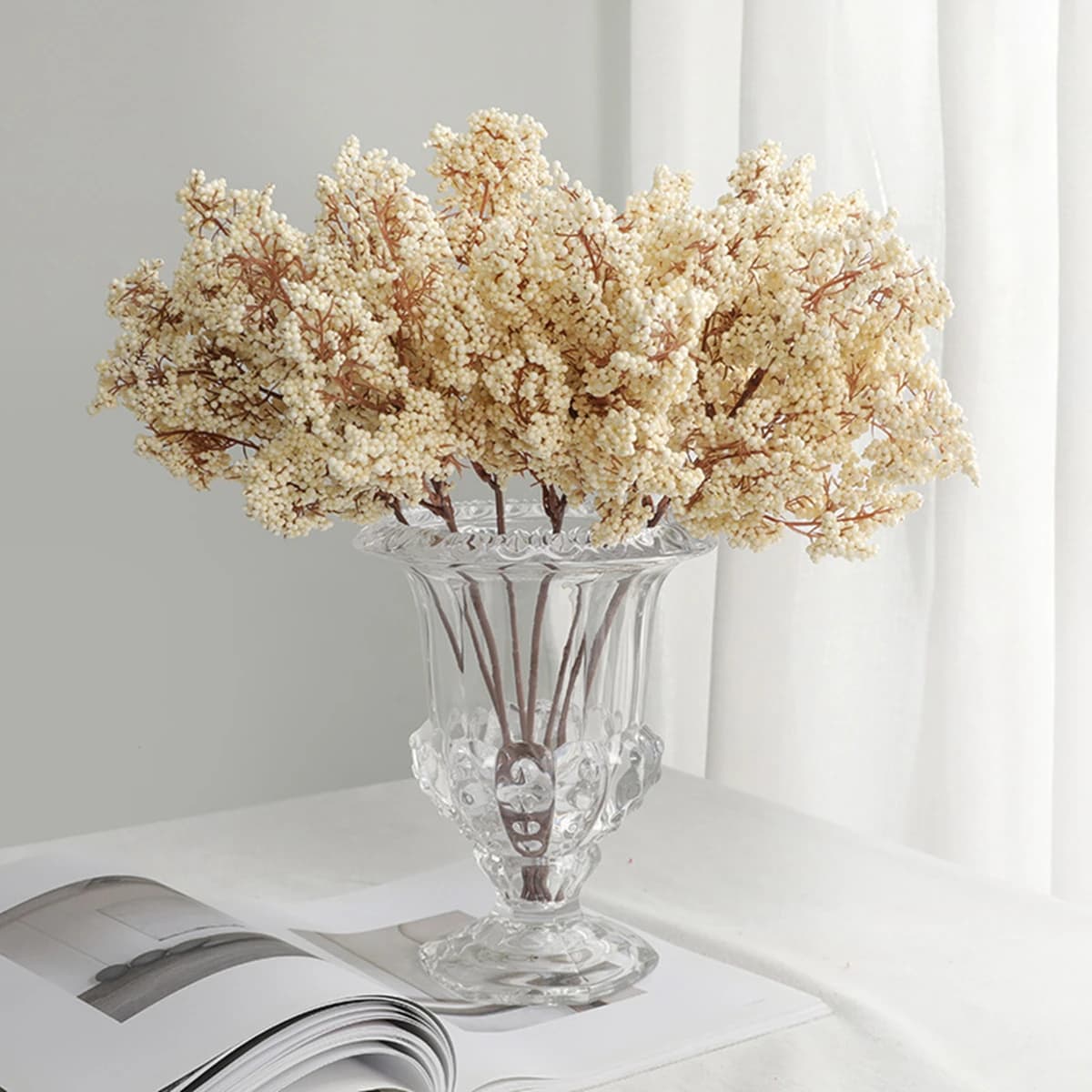 1/3 pezzi di fiori artificiali piante winterberry matrimonio bouquet da sposa Natale casa vaso giardino esterno bonsai festival regali fai da te