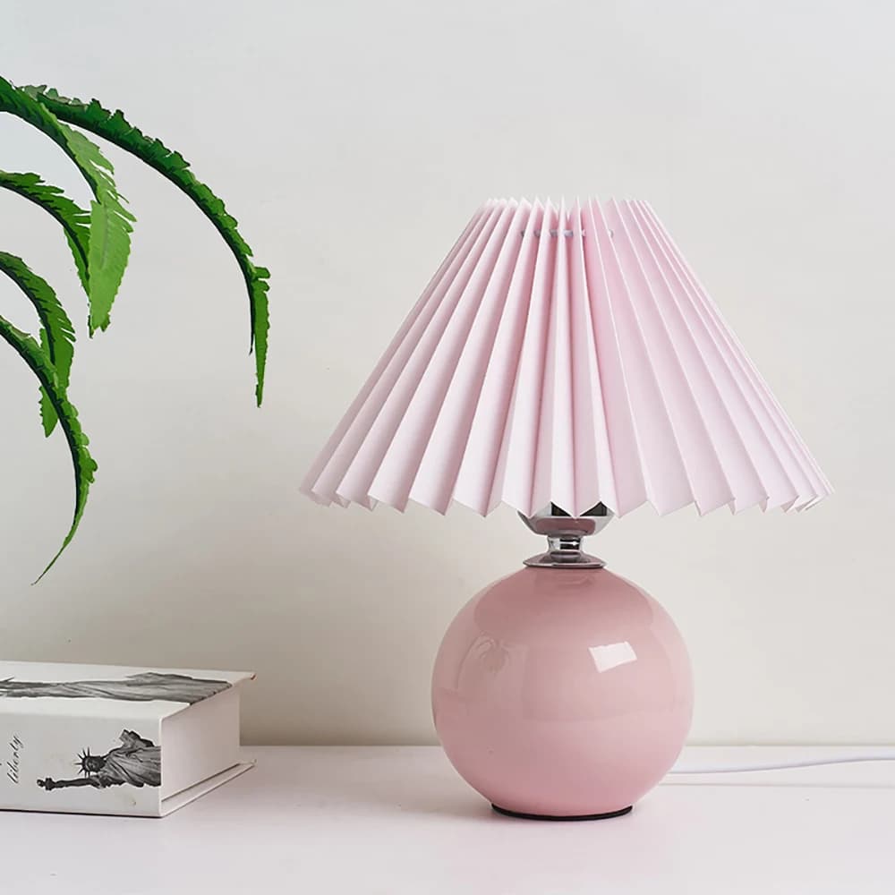 Vintage folding table lamp for bedroom Living Dining with E27 bulb Ceramic base AU US EU UK Plug simp