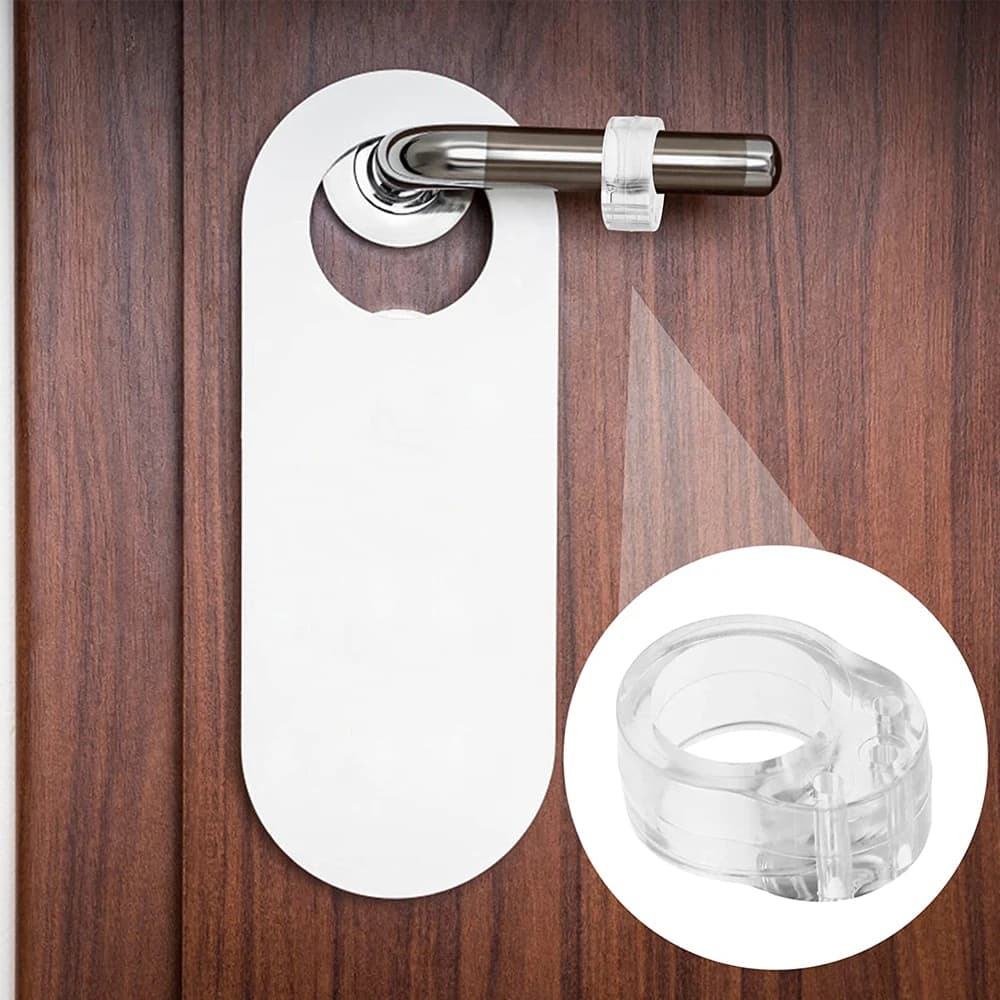 2-6 pezzi fermaporta in PVC trasparente maniglia per porta buffer protezione da parete ammortizzatore per ufficio casa cucina camera da letto