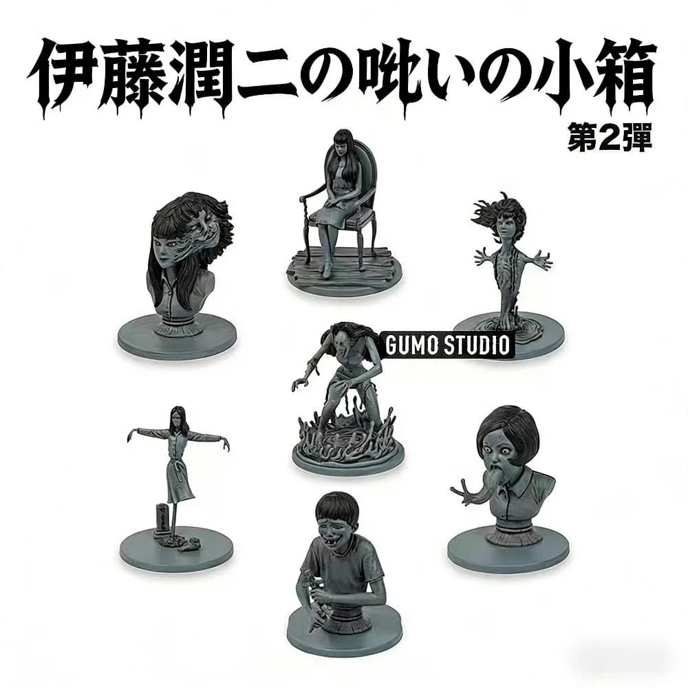 Serie da Collezione Ufficiale Autentica di Junji Ito Parte 2: Mini Box Cursed Blind Box Horror Tomie Figure Statuetta Giocattolo da Collezione