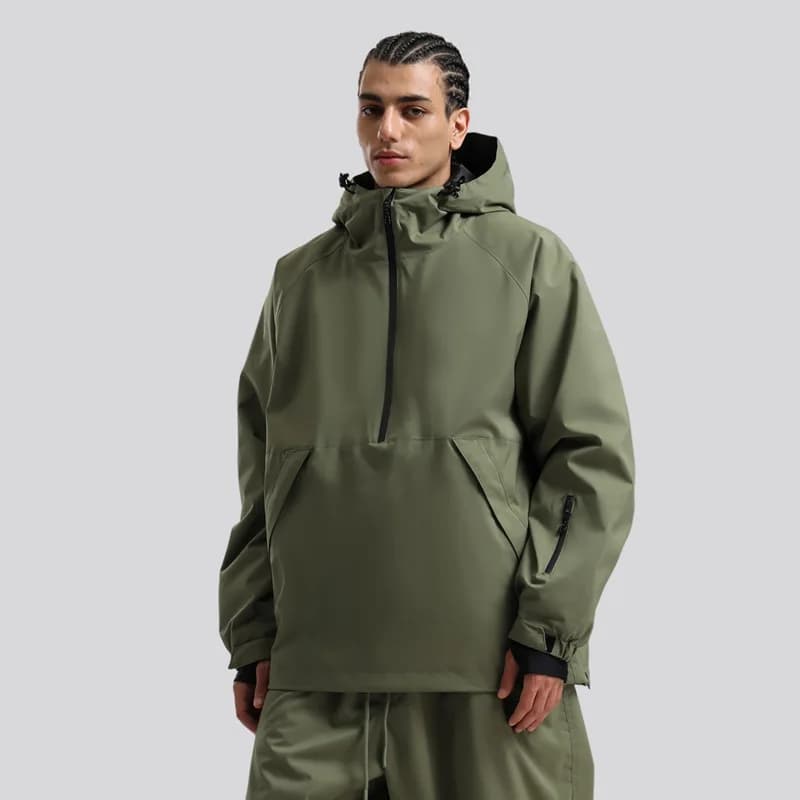 Nuova giacca da sci termica con cappuccio impermeabile antivento allentata Uomo Donna Sport all'aria aperta Abbigliamento da sci traspirante Abbigliamento da neve invernale