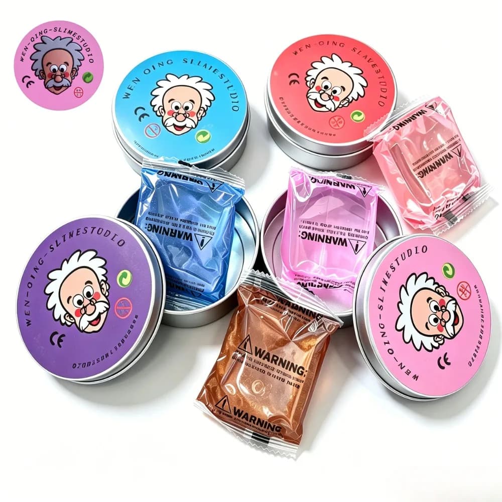 2026 Hot Sale Reusable Putty Liquid Crystal Elastic Slime Toy Set Safety Mud Stress Relief Toy Colored Clay DIY Handmade Clay.