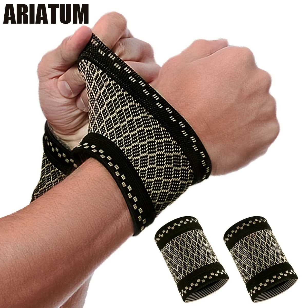 Copper Ion Sports Wrist Protector, Protects Wrist, Suitable for Learning Home Fitness Works from Tennis in Office