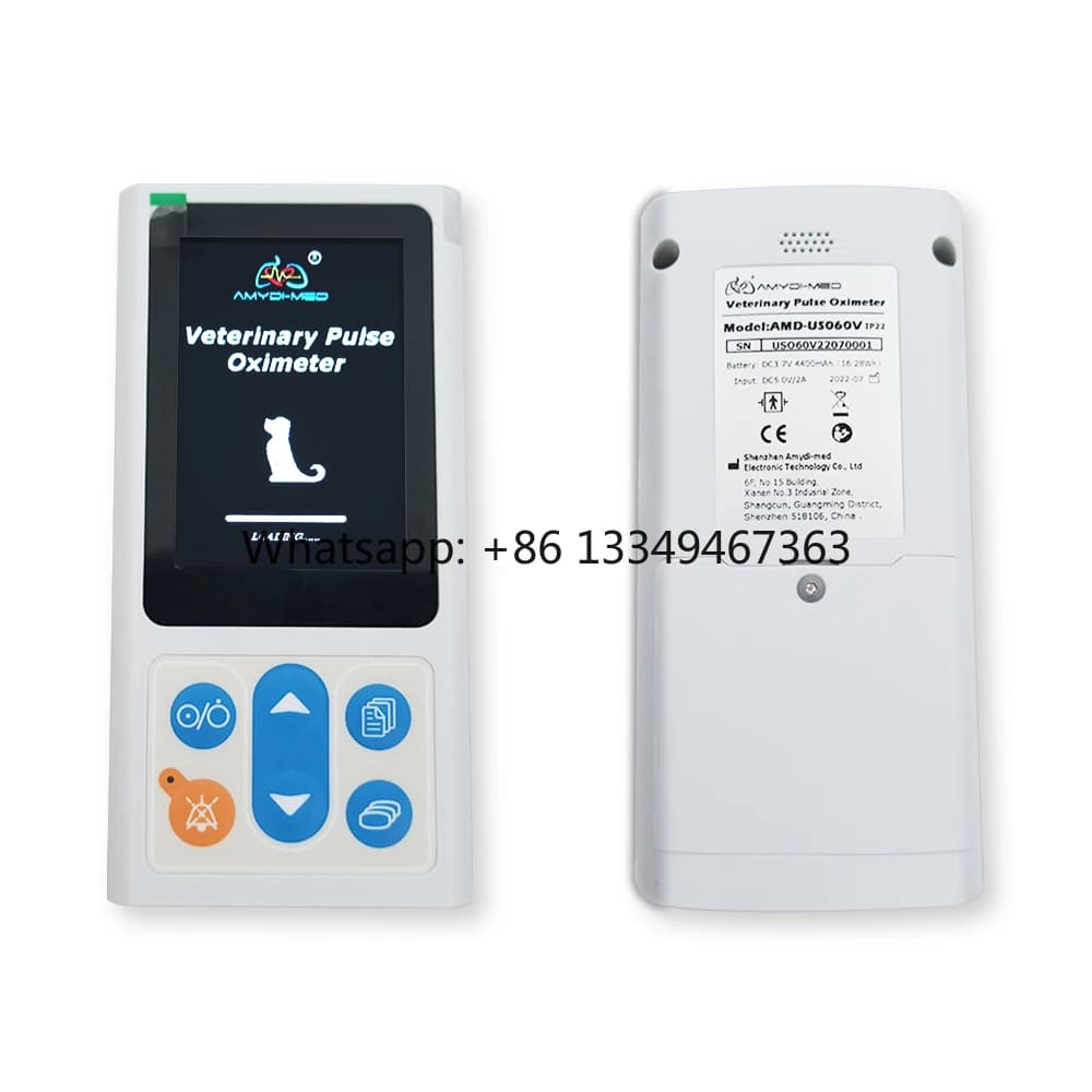 Veterinary equipment AMD-US060V Portable Veterinary Pulsossimeters for hearing lobe with factory at competitive prices