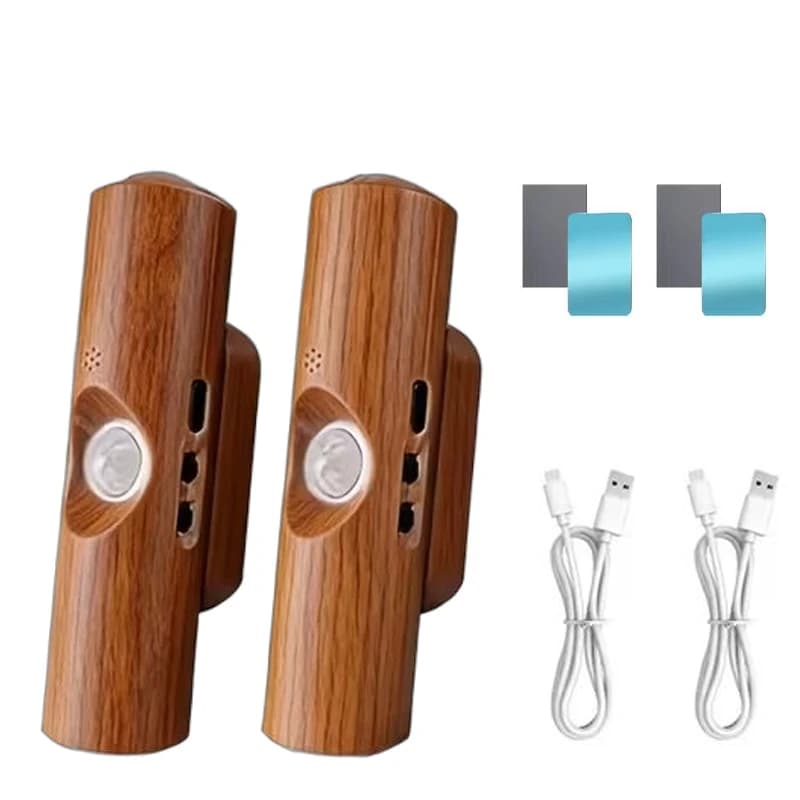 New Double Head Wall Lights with Movement Sensor, Interior Decorative Lighting, Magnetic Suction Portable Flashlight