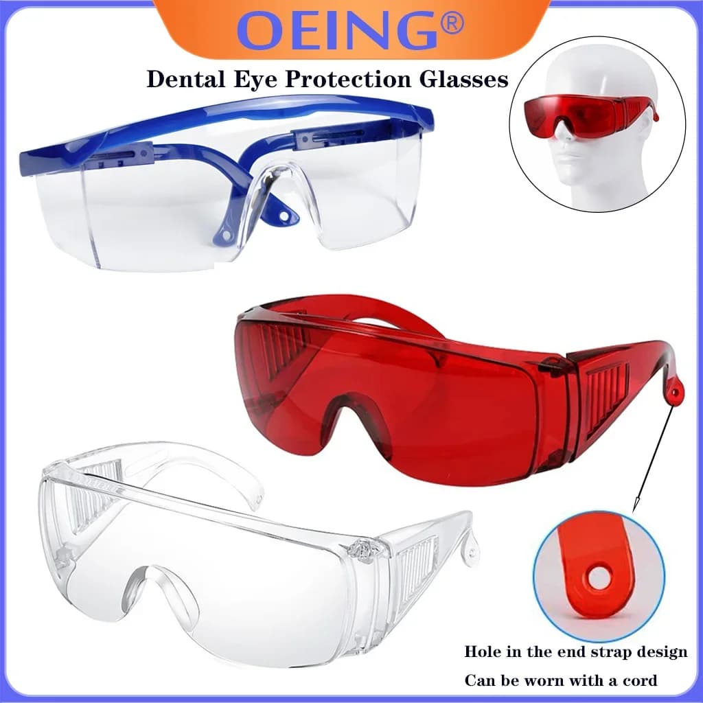 1 pcs Dental Eye Protection Glasses Teeth Whitening Light Curing UV Protection Dental Eyes Dentist Teeth Whitening Tool