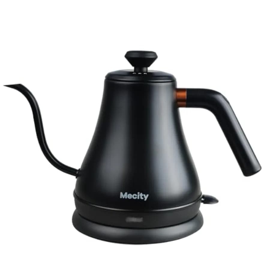 Bollitore Elettrico a Collo d'Oca per Tè e Acqua, Riscaldamento Rapido, Spegnimento Automatico, 800 ml, 1000W, Finitura Opaca