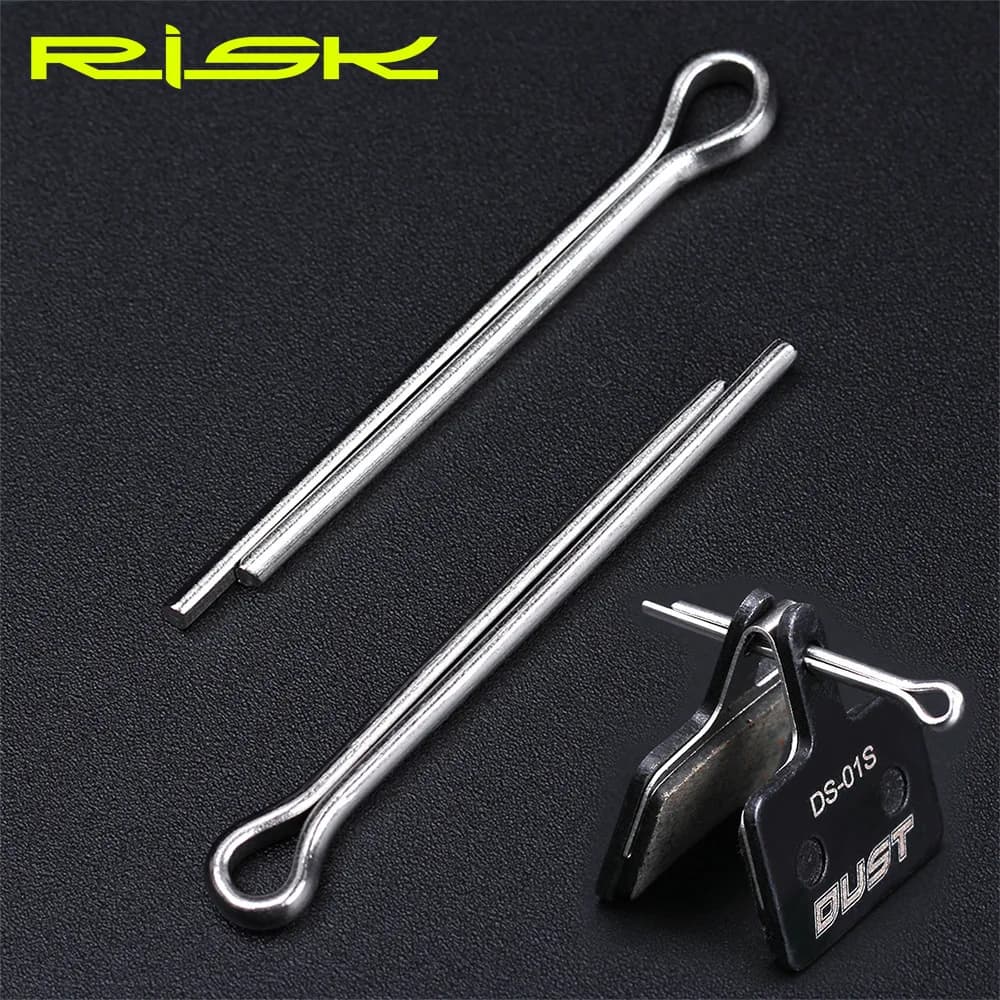 RISCHIO Pastiglie Freno A Disco Della Bicicletta pin lock 2/5/10/100PCS MTB Bici Da Strada Split Pin Per SHIMANO Freno A Disco Idraulico pinza pastiglie freno