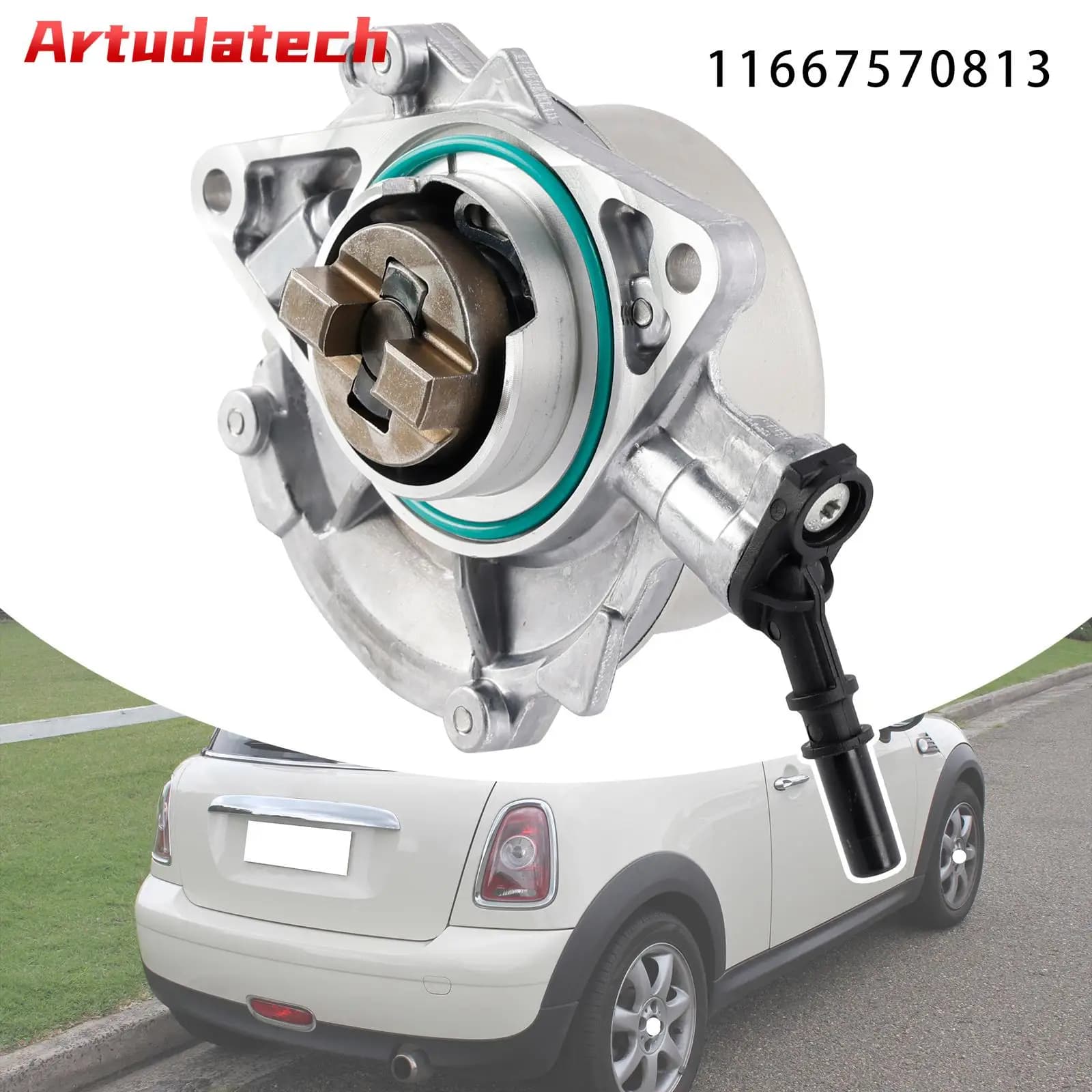 Pompa per vuoto freno Artudatech 11667570813 Per Peugeot 207 e 5008 1.4 1.6 Benzina 4565.77 Accessori auto