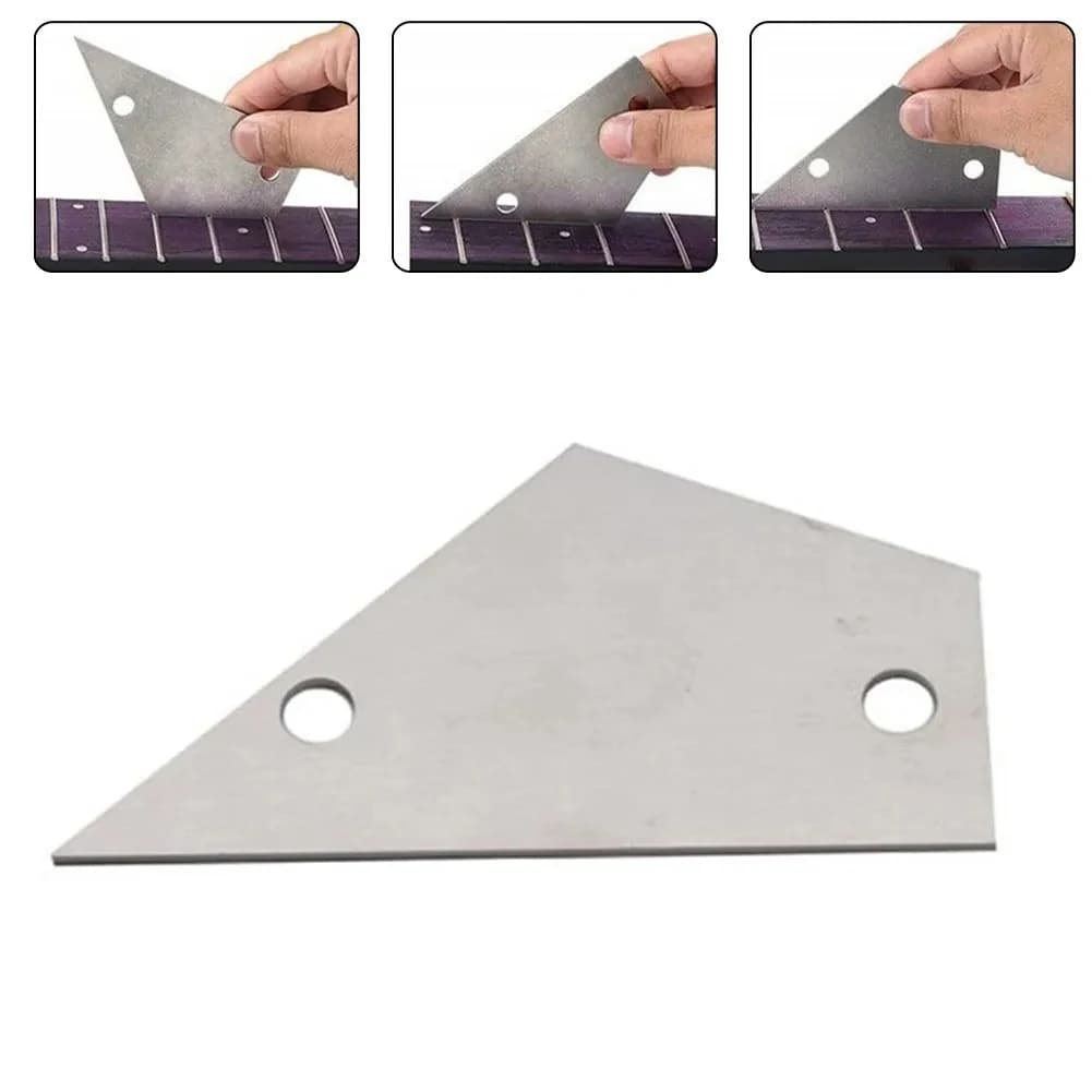 1pc strumento di livello a bilanciere per chitarra righello di misurazione per chitarra strumenti per liutaio in acciaio inossidabile chitarra elettrica acustica