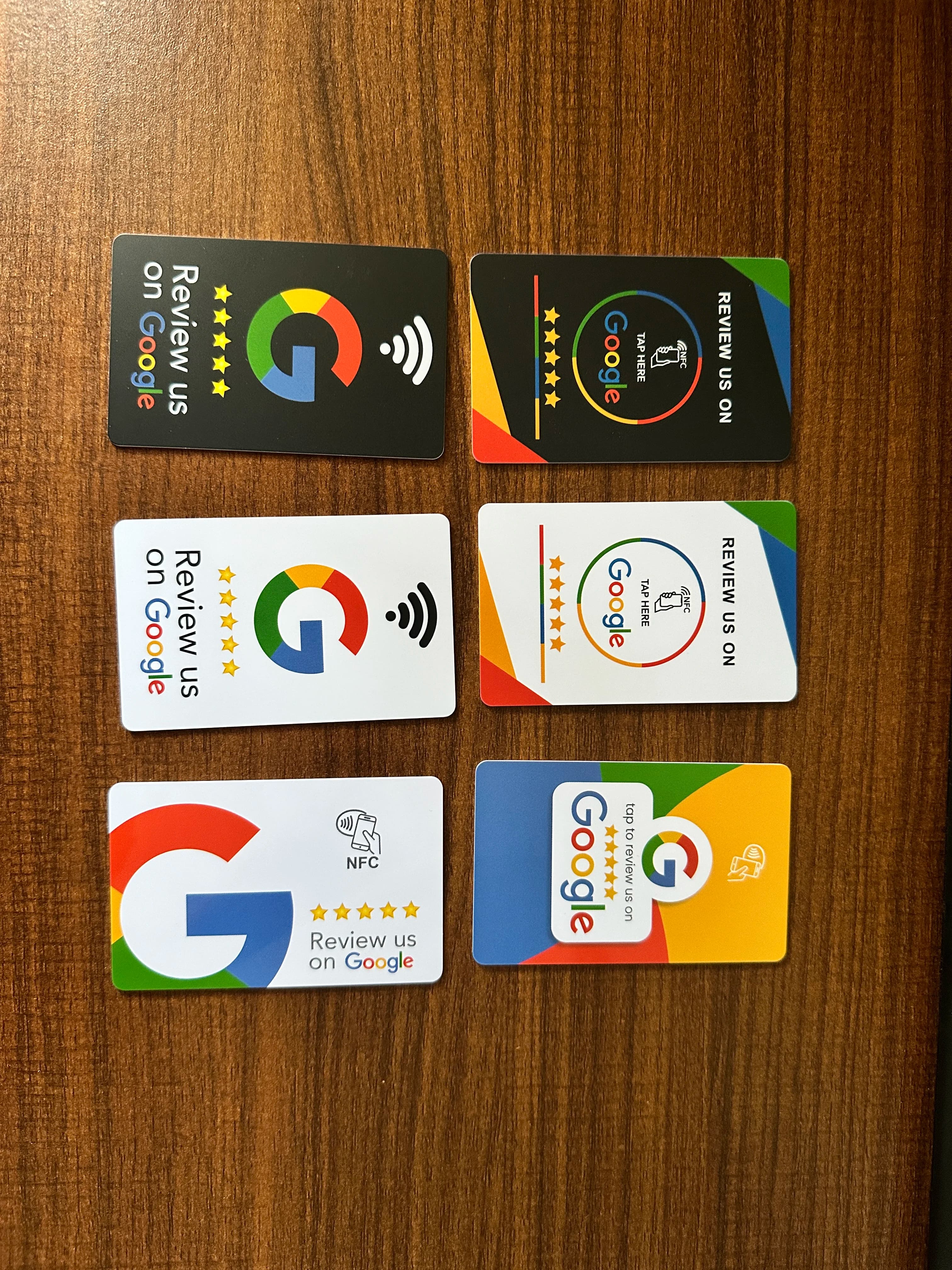 Grow your business with Google Tap and Rate NFC Review Cards Google Review Cards
