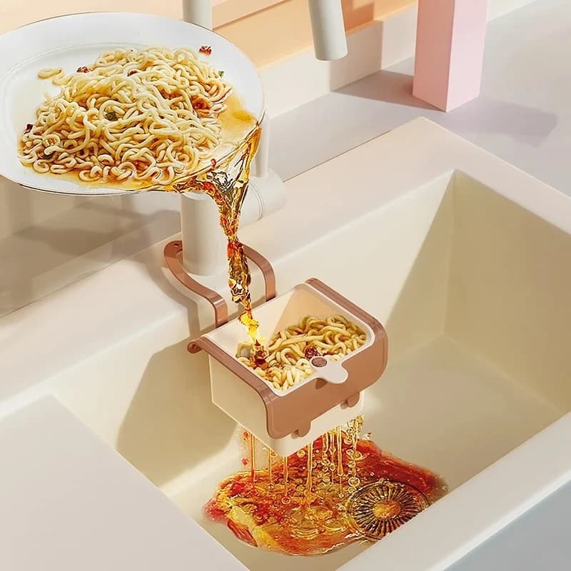 Cestello per rifiuti alimentari Cestello per rubinetto Borsa per filtro sospesa Lavello da cucina staccabile Cestello per filtro di scarico Lavello Cestello per filtro sospeso