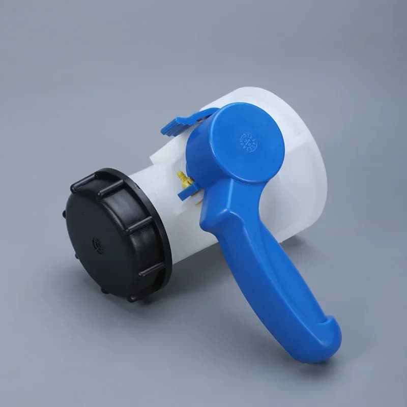 Addensare DN50 Valvola a farfalla 1000L IBC Connettore serbatoio Adattatore per tubo da giardino Strumento di controllo uscita contenitore
