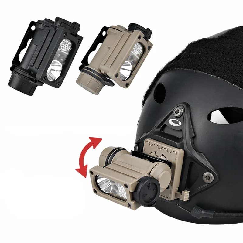 WADSN Sidewinder 2 FAST Multifunction helmet light - Stroboscopic torch for LED front lamp IR red/blue and white for tactical lighting