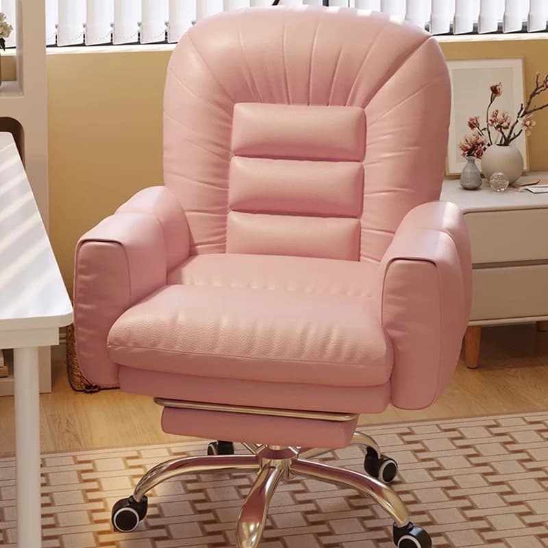 Ruote di supporto Sedia da ufficio Lusso Elegante Comodo Soggiorno Sedie da gioco Nordico Rilassante Moderno Sillas De Oficina Mobili