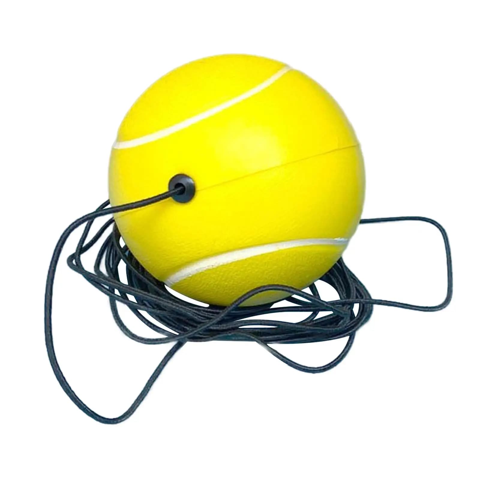 Elastic training ball for tennis with cable Sports equipment Exercise equipment Tennis ball 63 mm training ball for tennis practice