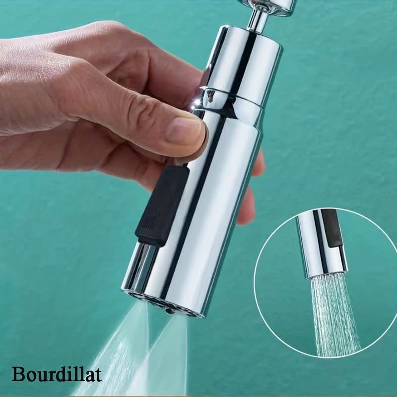 Bourdimlat rubinetto della cucina aeratore 3 modalità adattatore per estensione del rubinetto antispruzzo spruzzatore per lavabo ugello per filtro del rubinetto dell'acqua di risparmio