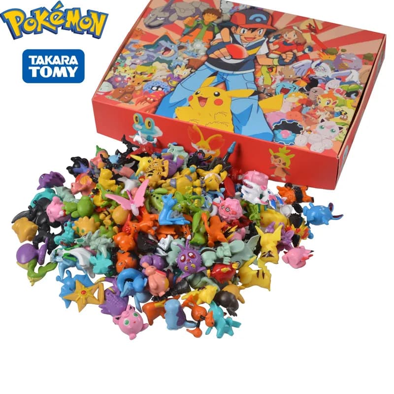 24-144 Pieces Action Figures Pokémon Pikachu, Mini Figures 2-3cm, Pikachu Anime Models, Birthday Gifts and Children Christmas