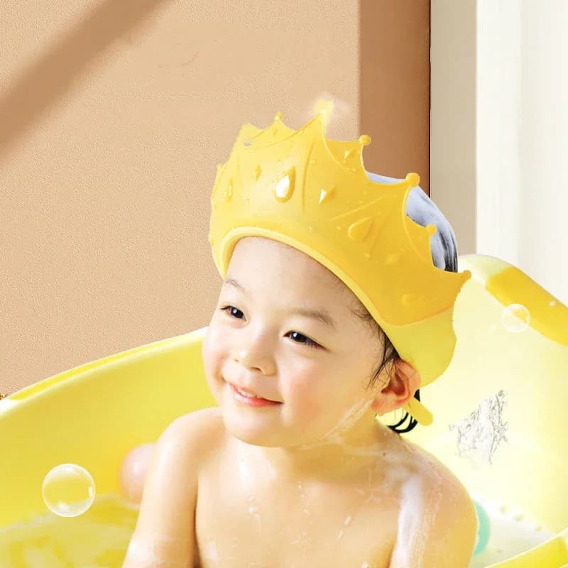 0-6 years Children Shower Head for Kids Adjustable Bathroom Shampoo Eye Protection Head Water Cover Baby Hair Washer Shower Head