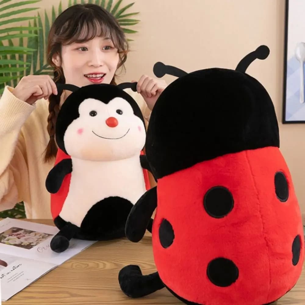 Insetto Coccinellidae Peluche 3D Occhi Rouge Coccinella Peluche Bambola Animale Del Fumetto Simulazione Insetto Peluche