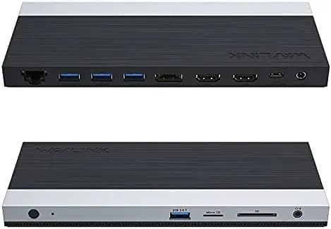 Portable Power and Connectivity Hub – 130W USB-C Dock with Multiple Doors