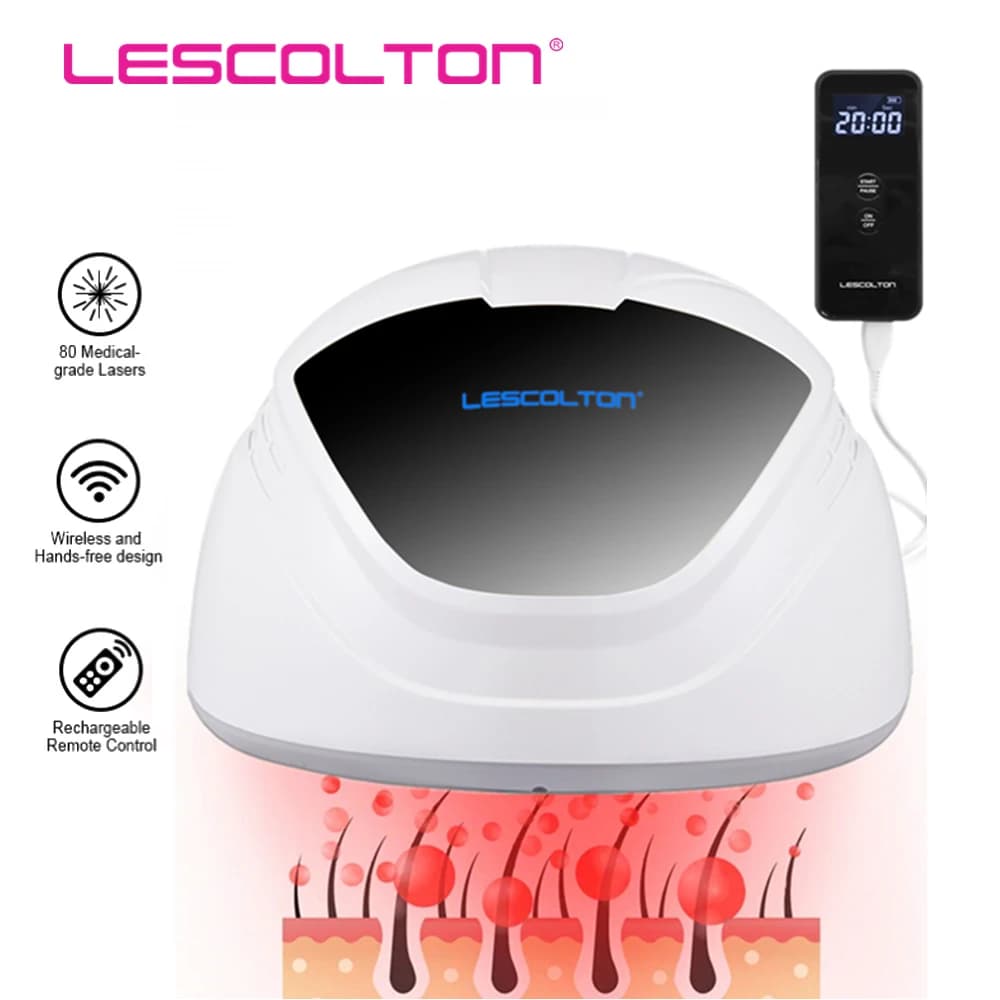 Berretto per la crescita dei capelli Anti perdita di capelli Crescita dei capelli Casco laser Cappello Ricrescita dei capelli Dispositivo per terapia della luce Macchina per il trattamento della crescita dei capelli