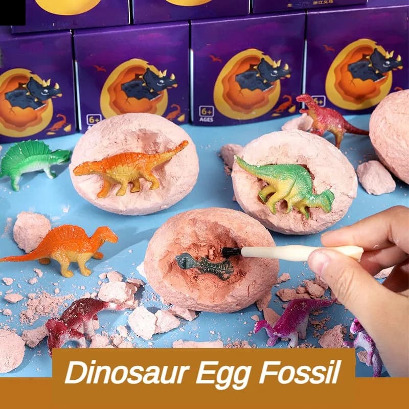 Mud Dinosaur Egg Excavation Animals Toys Biology Scientific Educational Archaeological Tyrannosaurus Toy for Kids Birthday Gifts