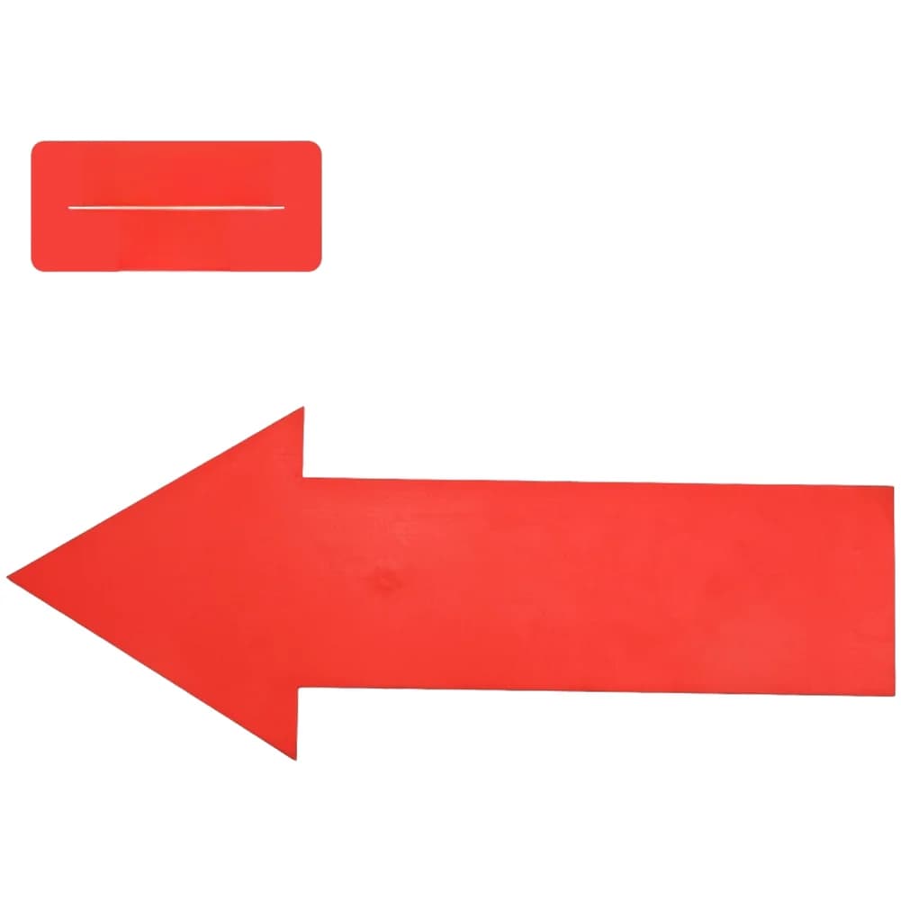 For Football Volleyball Tennis Basketball Training Marker Pads TPE Flexible with Straight Corner Arrows 37x9x14.5cm