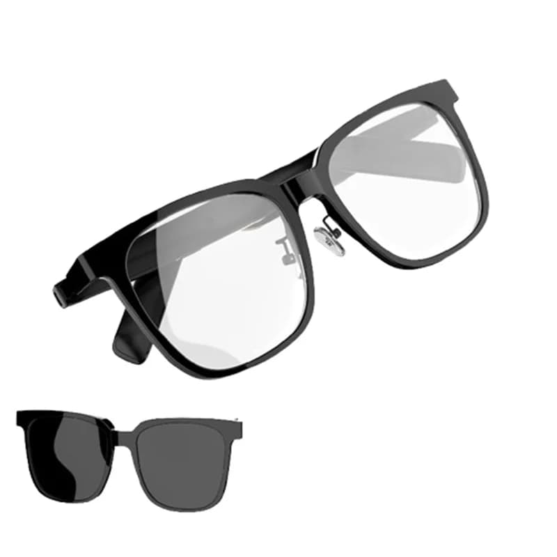 Sg18 Pro Magnetic Sunglasses With Clips Smart Eyelets UV Protection Lightweight Frame Fashionable Eyelets for Men Woman