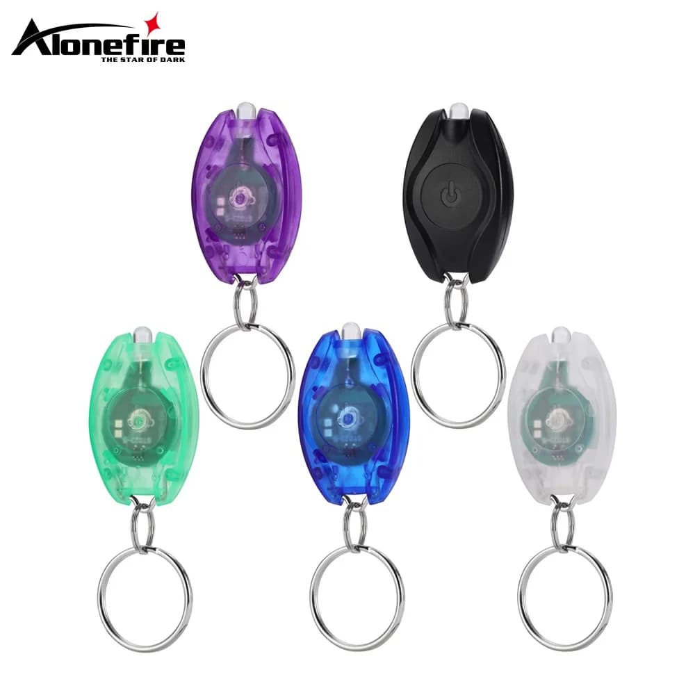 Portachiavi a LED Mini multicolore fresco popolare luce bianca bambino zainetto zaino scale illuminazione di emergenza lampada torcia