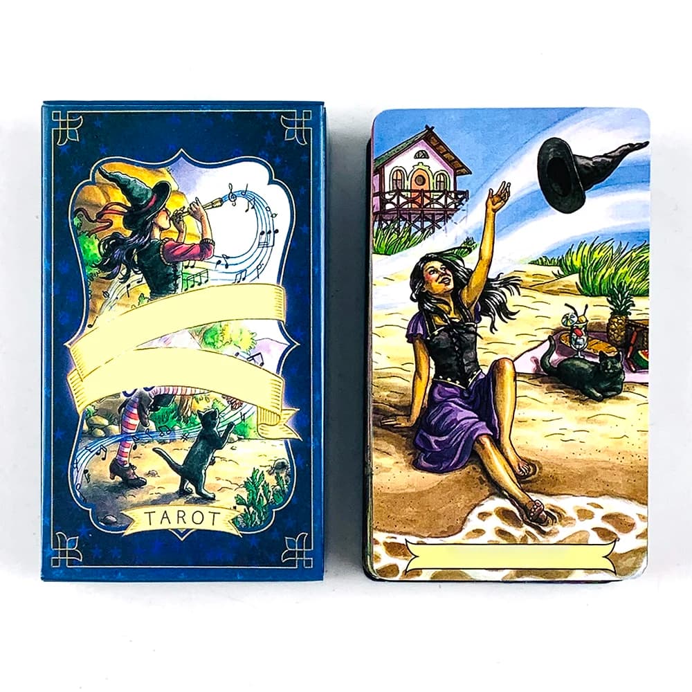 Carte dei tarocchi Previsione dell'ersione inglese Divinazione Mazzo dei tarocchi Carte da gioco da tavolo, Giochi di feste in famiglia di Natale e Capodanno