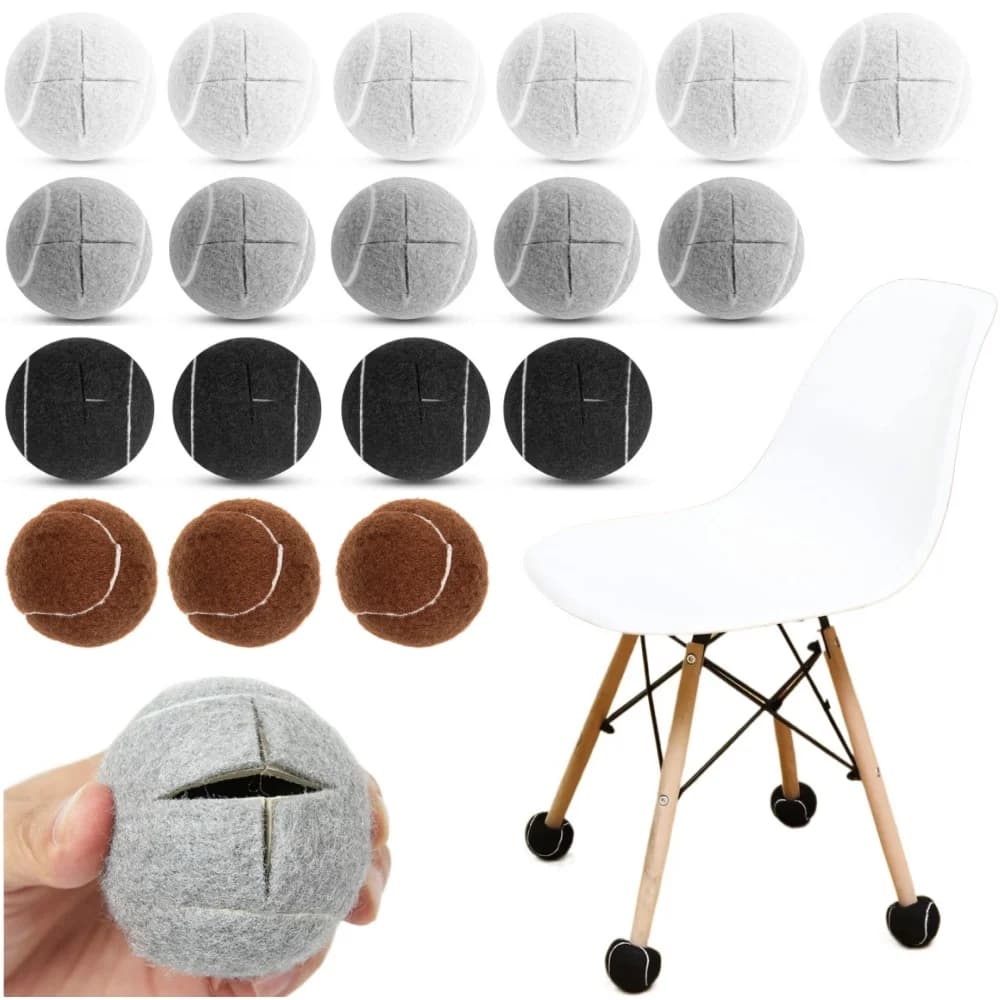 8/16PCS Tennis Silenzioso Coprigambe Taglio Croce Antiscivolo Resistente All'usura Gamba della Sedia Movimento Copertura Protettiva Mobili Livellamento Scivolo
