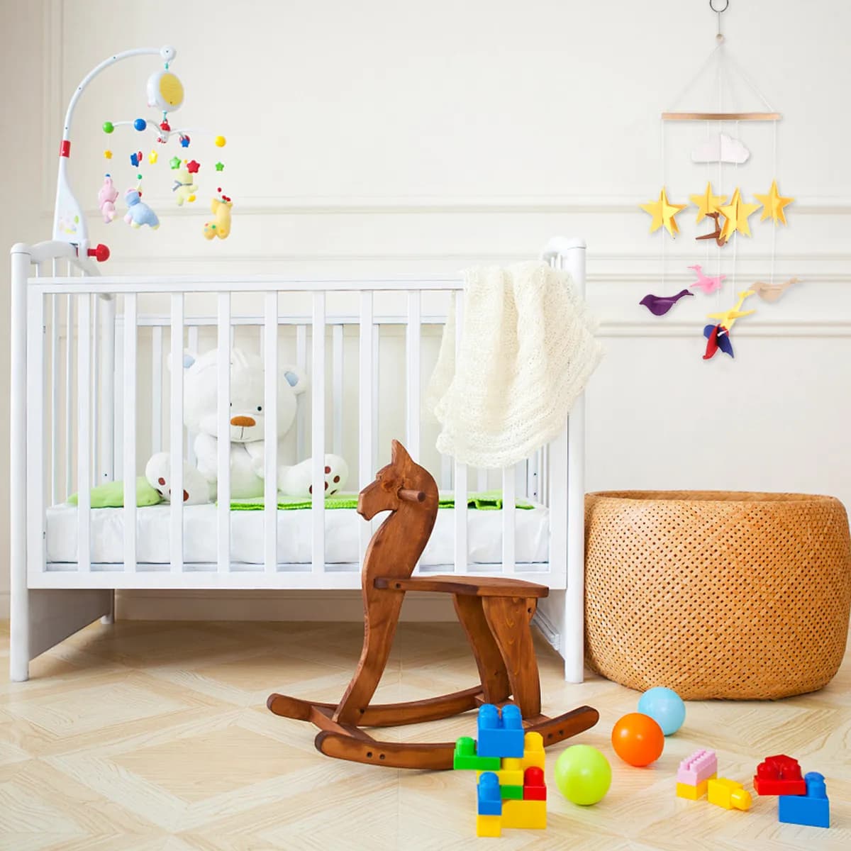 1Pcs Baby Crib Hanging Pendant Premium Wind Chime Felt Ornament Lightweight Decorative Room Adornment Photo Backdrop