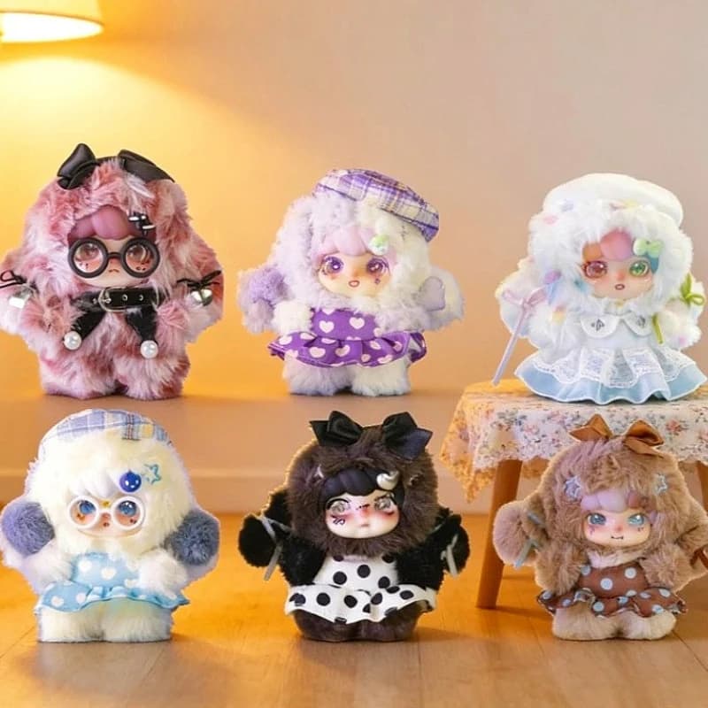 Lokiki Sweet Power Series Blind Box - Statuetta Anime Carina, Bambola Anime Lokiki, Ciondolo per Borsa, Bambola Anime in Vinile, Portachiavi Giocattolo, Regalo Nuovo