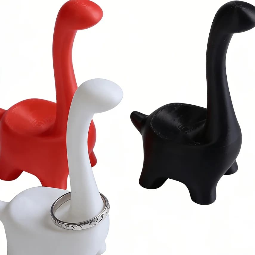 Portagioie a Forma di Dinosauro, Decorazione Adorabile ed Elegante per l'Organizzazione dei Gioielli