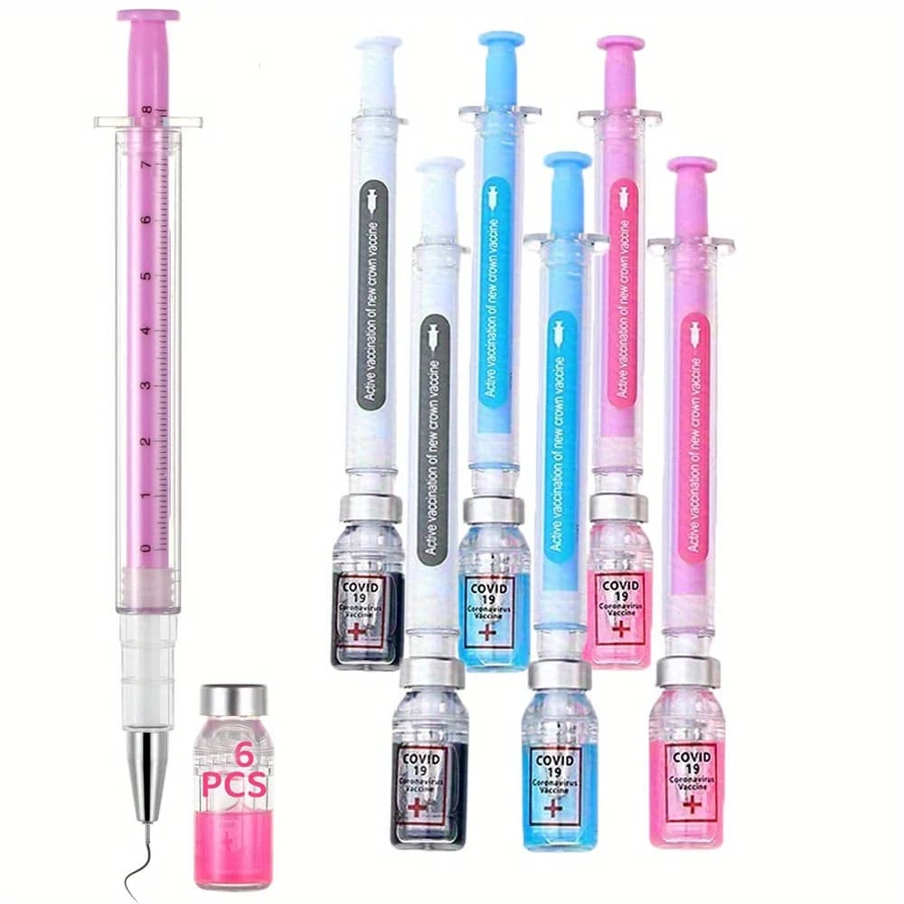 6 pezzi nuova penna gel inchiostro nero 0,38 mm pennino fine penna per firma per ufficio forniture di cancelleria