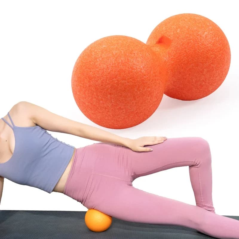 Le donne Yoga Roller Foam Block attrezzature per lo Yoga Set di palline di arachidi Block Peanut Massage Roller Ball Therapy Relax esercizio Fitness