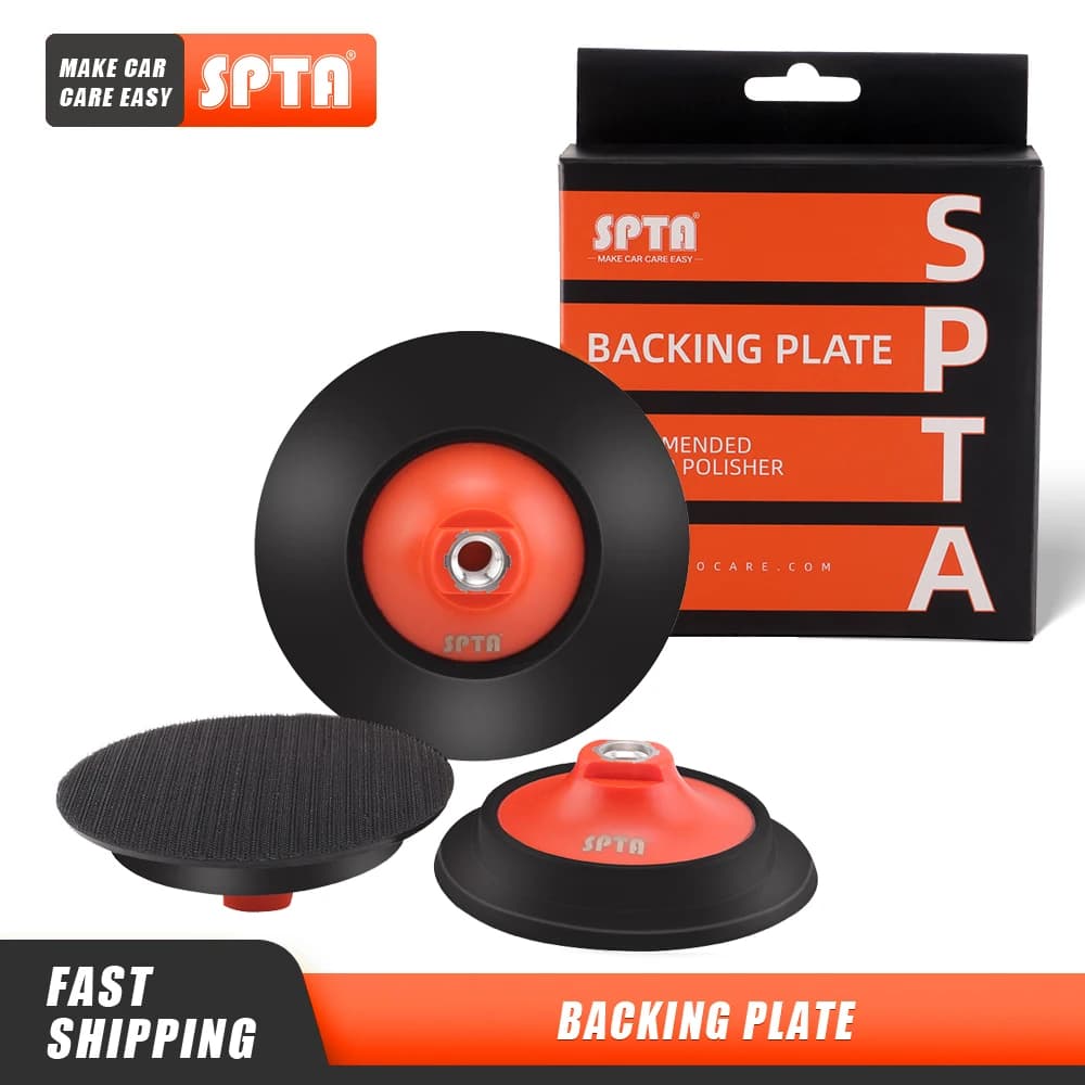 SPTA 5 "125mm 6" 150mm M14 5/8-16 Filettatura Piastra di Supporto Gancio Anello Auto Lucidatura Tampone di Lucidatura Disco Professionale per Lucidatore Rotante