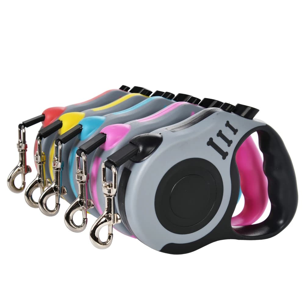 3m 5m Cane Guinzaglio per Cani Piccoli Medi e Grandi Gatti Guinzaglio Automatic Nylon Retractable for Travel Walks Hiking