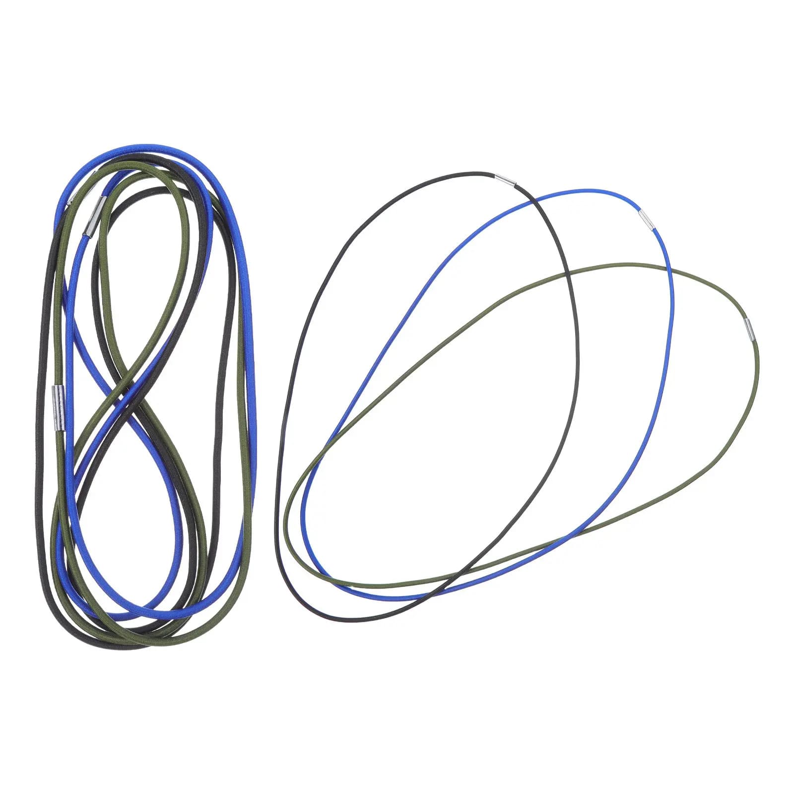 Set di 9 Elastici per Sacchetti della Spazzatura, Fasce in Gomma per Contenitori di Rifiuti, per Casa, Ufficio, Cucina e Riciclaggio