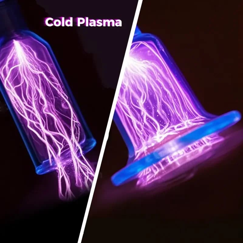 10 In 1 Warm Cold Plasma Fusion Plasma Ozone Jet Fractional Machine Roller Tips Acne Wrinkle Removal Hair Foiilcles Care Lifting