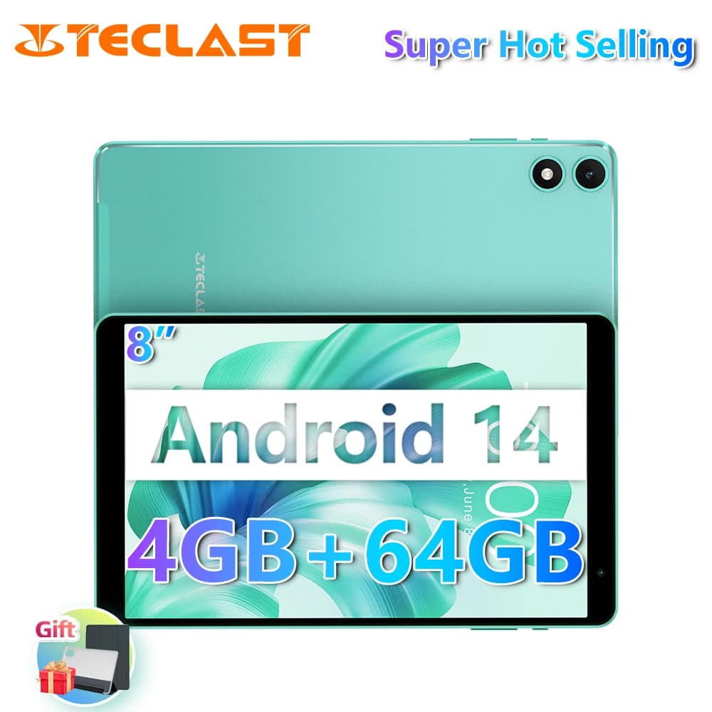 Tavoletta Teclast P85T Allwinner A523 8 core 1,8 GHz/4 GB RAM/64 GB ROM/8 pollici 800×1280iPS/WIFI5G/4G/5000 mAh/Tipo C/0,3 MP+2,0 MP