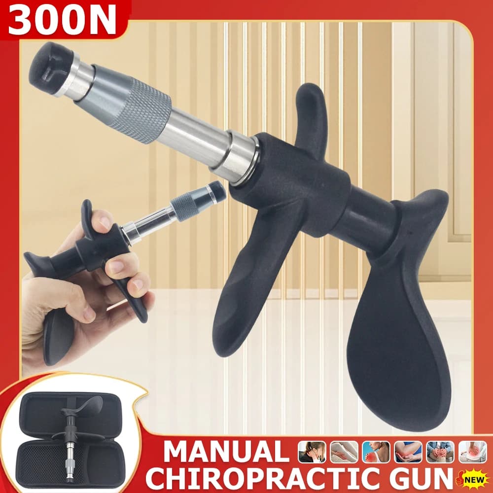 300N Chiropratica Adjustment Pistol Column Massage Tools Vertebral Therapy Correction Spinal limbs Relief From Pain Handbook Body Massage New 2025