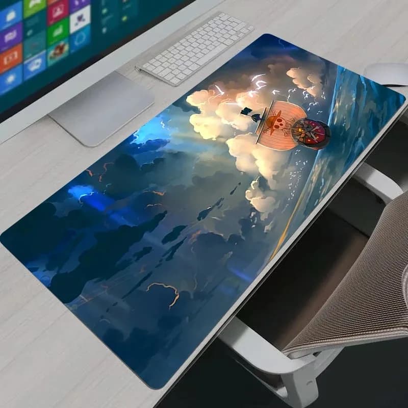 Giappone Gioco Anime One Piece Mouse Pad Gaming Home Nuovo HD PC Mousepad XXL Tastiera Pad Antiscivolo Ufficio Tappeto Laptop Grande Mouse Pad