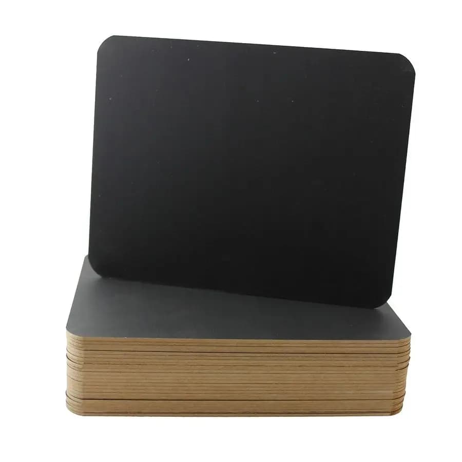 Lavagne nere 9,5 x 12, set per aula, disegno per studenti, piccola lavagna scolastica, lavagna per menu, confezione da 24